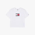 [華莎] TOMMY JEANS COTTON FLAG CROPPED TSHIRT 棉質LOGO短版T袖_1