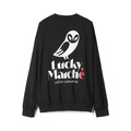 [頌樂] LUCKYMARCHE OVERSIZED MARCHE CHOUETTE SWEATSHIRT BKX 寬鬆休閒大學T (黑)_3