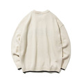 [玟星] COVERNAT ARCH LOGO KNIT CREWNECK (CREAM) 弧型LOGO羊毛混紡套頭毛衣_1