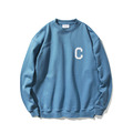 [玟星] COVERNAT C LOGO CREWNETCK (BLUELIGHT) 天藍色C LOGO長袖大學T