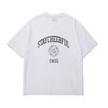 [輝人] UNIIS DESIGN CIRCLE BANDANA LOGO TEE WHITE 白色印花短Tee_1