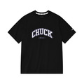 [玟星] CHUCK BOLD ARCH LOGO T-SHIRT 黑色LOGO印花短袖T恤_1