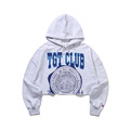 [輝人] TARGETTO CUTTING CROP HOODIE_LIGHT GREY 淺灰色短版帽T_2