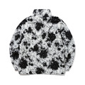 [輝人] TARGETTO FLOWER JACQUARD ZIP UP_BLACK 滿版黑白花卉印花外套_3