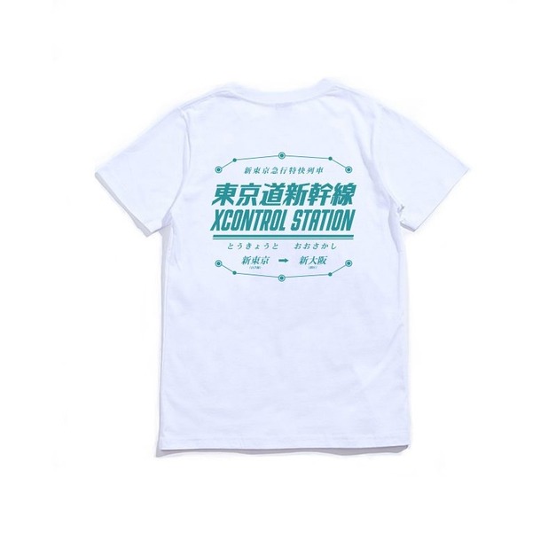 XCTRL東京道新幹線短T - 黑/白