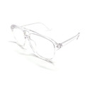 CHILL風尚雙梁-透明眼鏡/墨鏡