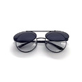 CHILL經典圓形掀蓋墨鏡-黑/銀_5