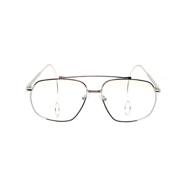 CHILL圓弧耳掛式眼鏡-銀框透明/金框透明