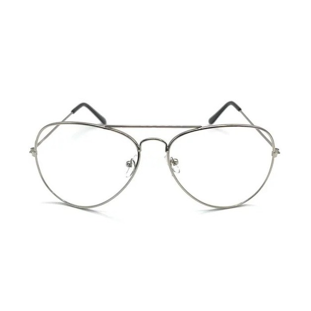 CHILL潮流飛行復古眼鏡 銀/黑/金