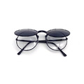 CHILL掀蓋式圓框精工二用墨鏡-黑_6
