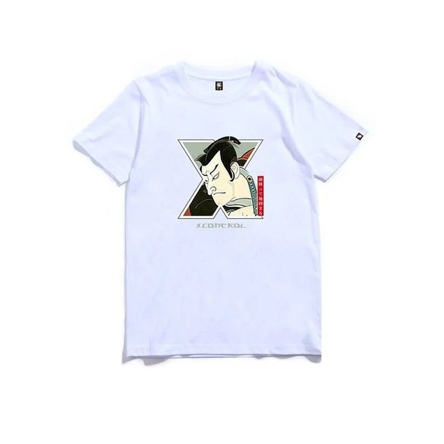 XCTRL X日本傳統武士 短T 白/灰