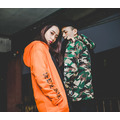LIKE 五彩反光歌德連帽外套-黑/迷彩/橘 共三色_9