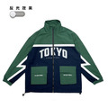 XCTRL 東京武士風衣外套-藍綠/綠藍 (送帽Tor大學T)