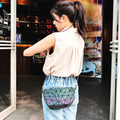 幾何圖菱格拉鍊包水餃&hearts;閃亮三角彩虹包小包化妝包單肩包 X RUNWAY FASHION ICON_13