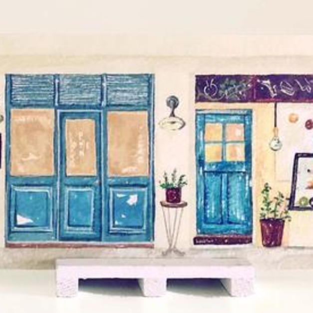 手繪明信片-長屋款 +$70