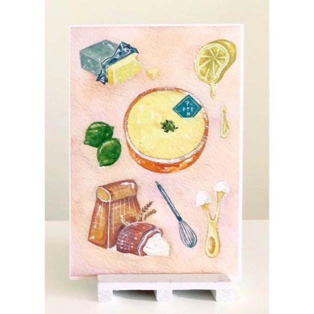 手繪明信片-經典款(檸檬) +$60