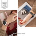 細版馬卡龍真皮 Apple watch錶帶 Ultra SE S8 S7 S6 S5 S4_5