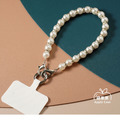 鑲鑽圓潤珍珠手機短繩 (附夾片)_3