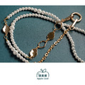 珍珠串雲朵金屬鍊手機背繩 (附掛片)_7