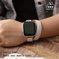 個性雙圈皮革手環 Apple watch錶帶_8