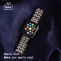 五排單雙色不鏽鋼 Apple watch錶帶 Ultra S8 S7 S6 S5 SE SE2_7