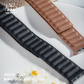皮革環形磁吸 Apple Watch錶帶 Ultra S8 S7 S6 S5 SE SE2_7