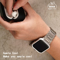 經典收腰三排鈦合金 Apple watch錶帶 Ultra S10 S9 S8 S7 S6 SE_7