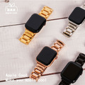 三排實心亮面不鏽鋼 Apple watch錶帶 Ultra S8 S7 S6 S5 SE SE2_6