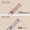 方塊橫板單排不鏽鋼 Apple watch錶帶 Ultra S8 S7 S6 S5 SE SE2_3