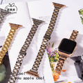 極細色塊拼接不鏽鋼 Apple Watch錶帶 Ultra S8 S7 S6 S5 SE SE2_6