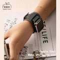率性寬版皮革手鐲 Apple Watch錶帶_8