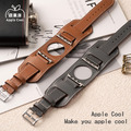 率性寬版皮革手鐲 Apple Watch錶帶_4