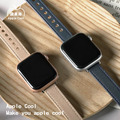 細版真皮雙釘扣 Apple Watch錶帶_8
