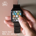 實心三排切面不鏽鋼 Apple watch錶帶 Ultra S8 S7 S6 S5 SE SE2_6