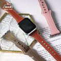 縮腰釘扣真皮 Apple Watch錶帶_7
