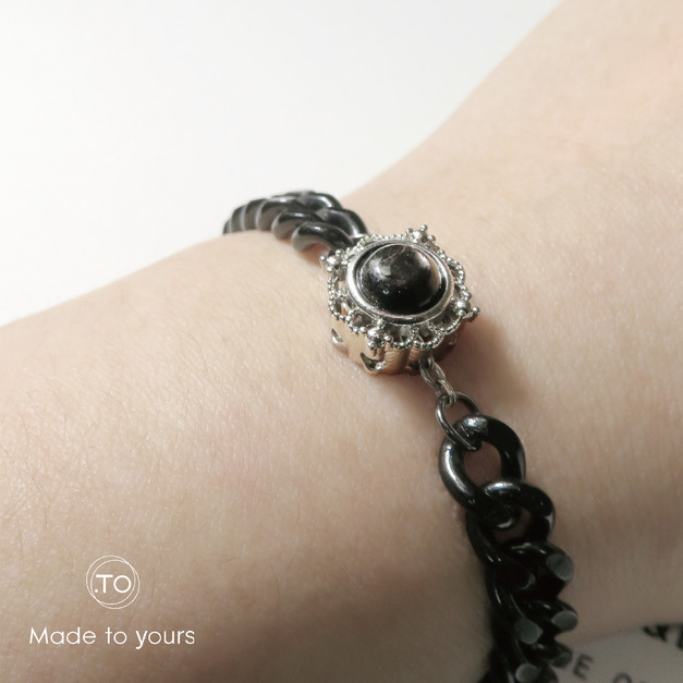 ｜黑色系礦石｜ 原創手作 天然石 鈦鋼飾品