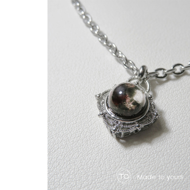 ｜秘境之眼系列 幽靈石｜ 原創手作 天然石 鈦鋼飾品