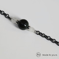 ｜衡影-黑碧璽 ｜原創手作 天然石 鈦鋼飾品 手鍊_3