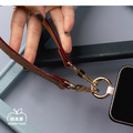 真皮 寬版皮革手機短繩_1