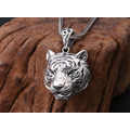 925纯银 老虎頭吊墜