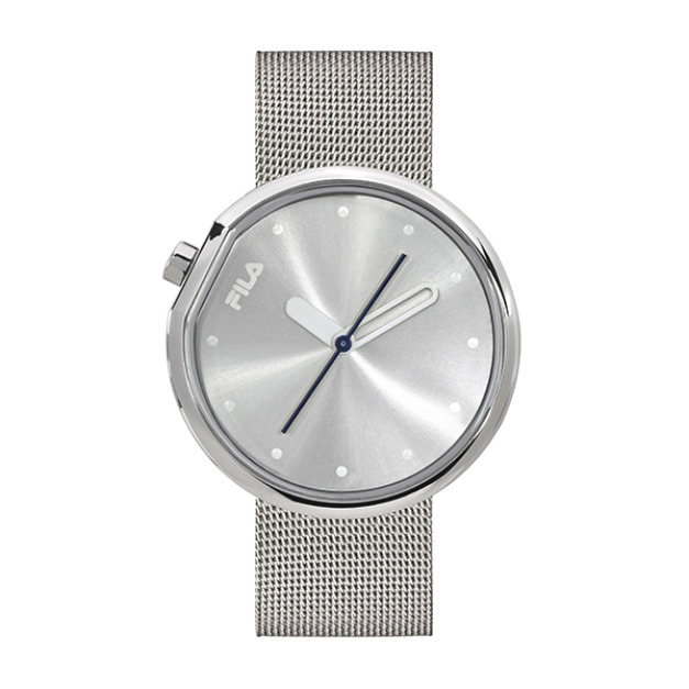 【FILA 斐樂】月蝕系列簡約風設計腕錶-氣質銀/38-161-201/台灣總代理公司貨享半年保固