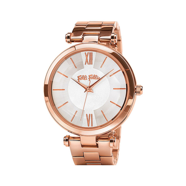 【Folli Follie】Lady Bubble極緻晶耀羅馬時尚腕錶-玫瑰金/WF16R010BPS_XX/台灣總代理公司貨享兩年保固