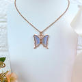 【Go Girl Only】法國品牌質感玫金真蝶項鍊-幻想(純銀款)/NP-1004-S-RGSL/台灣總代理公司貨_2