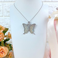 【Go Girl Only】法國品牌質感亮銀真蝶項鍊-浪漫(合金款)/NP-1007-S-RH/台灣總代理公司貨_1