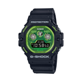 【CASIO G-SHOCK】永恆終極韌性冷光時尚雙顯運動腕錶-晶透綠/DW-5900TS-1/台灣總代理公司貨享一年保固