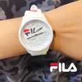 【FILA 斐樂】塗鴉風LOGO造型腕錶-台灣限定款/38-129-209/台灣總代理公司貨享兩年保固_1