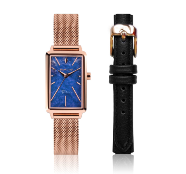 【Relax Time】高雅礦石系列時尚米蘭腕錶-深海藍/RT-99-6/台灣總代理公司貨享一年保固