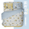 【新品預購】SNOOPY床包組/無異纖精梳美國棉/SN101旋轉吧