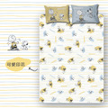 【新品預購】SNOOPY床包組/無異纖精梳美國棉/SN101旋轉吧_1