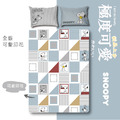 SNOOPY床包組/無異纖精梳美國棉/SN96日常塗鴉_1